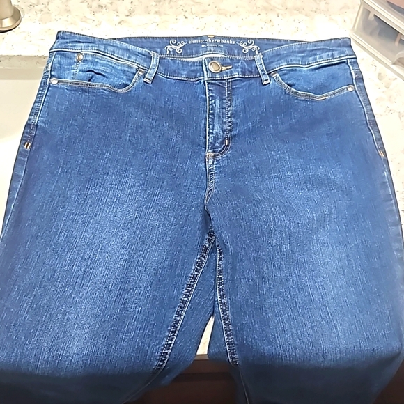 Christopher & Banks Modern Fit Blue Jeans Size 10 - Picture 9 of 10